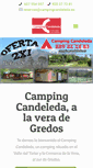 Mobile Screenshot of campingcandeleda.es